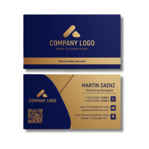 Raised Foil Business Cards