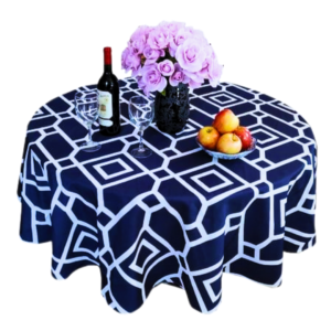 custom round tablecloths