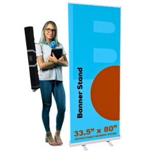 pull up banner stands